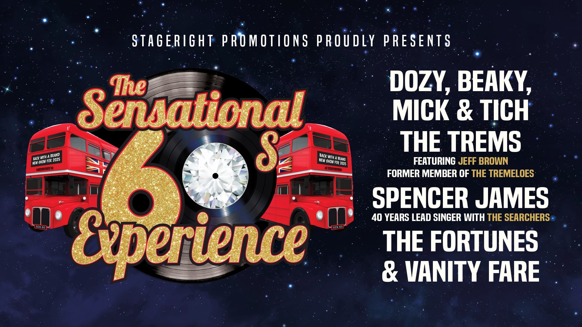 THE SENSATIONAL 60’s EXPERIENCE 2025